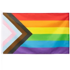Progressive Pride Stofflag, 90 x 150 cm