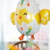 Påskekylling Shape Folieballon, 57 x 53 cm