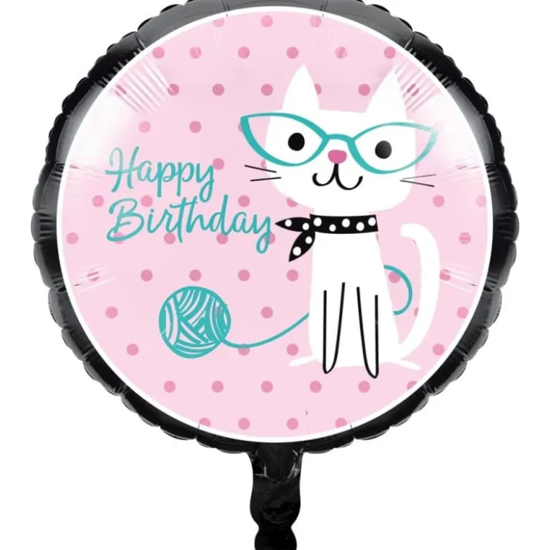 Purrfect Cat Party HDB Folieballon, 45 cm