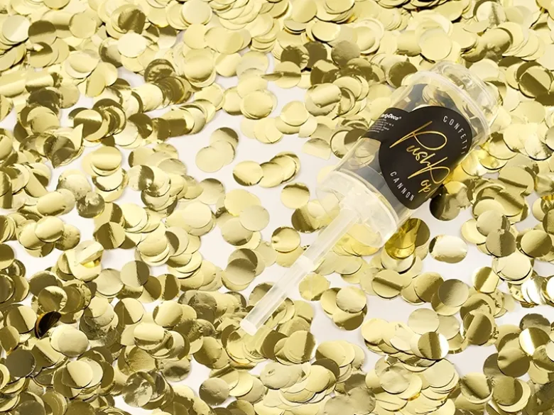 Push Pop Konfetti - Guld