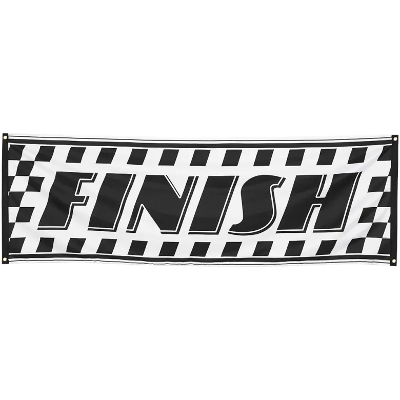 Racer Finish Banner, 220 x 74cm