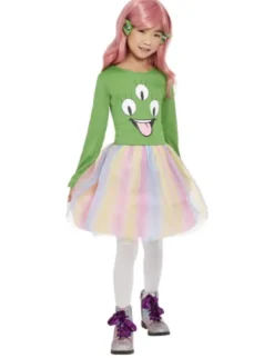 Rainbow Alien Girl Kjole