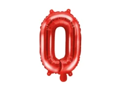 Rød Bogstav Ballon 35 cm - O