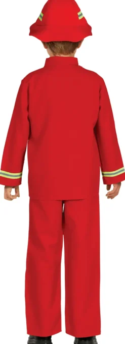 Rød Brandmand Uniform,