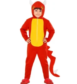 Rød Drage Jumpsuit