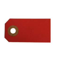 20 Røde Manillamærker, 3 x 6cm