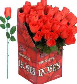 Rød Rose, 44 cm