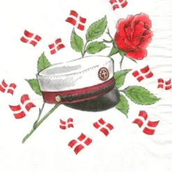 Rød Student Servietter