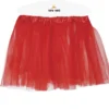 Rødt Tylskørt Til Børn (Tutu) - Kort Model (30cm)