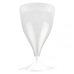 Rødvinsglas m/Hvide Fødder 20cl, 10 stk.