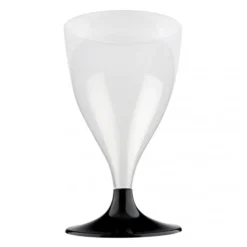 Rødvinsglas m/Sorte Fødder 20cl, 10 stk.