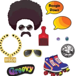Retro 70s Cutouts - Sjove Foto Props