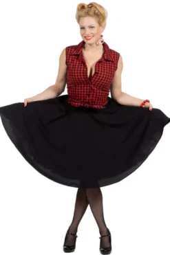 Rockabilly Rizzo Kostume m/Skjorte & Nederdel