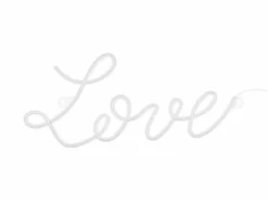 Romantisk "Love" Neonskilt, 26 x 61 cm