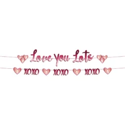 Romantisk "LOVE YOU LOTS" Guirlande