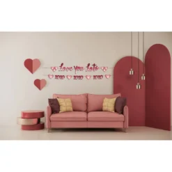 Romantisk "LOVE YOU LOTS" Guirlande