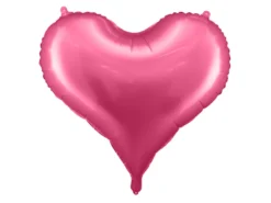 Romantisk Pink Hjerte - Folieballon 61 x 53 cm