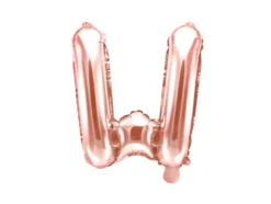 Rosegold Bogstav Ballon 35 cm - W