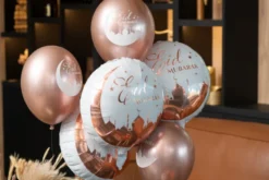 Rosegold Eid Folieballon, 45 cm