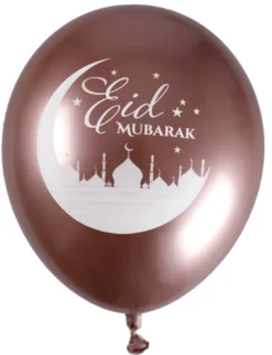 Rosegold Eid Latexballoner 30cm, 6 stk.