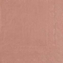 Rosegold Frokostservietter 33 x 33 cm, 25 stk.