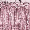 Rosegold Glimmerforhæng Folie 100x250cm – Festtema®