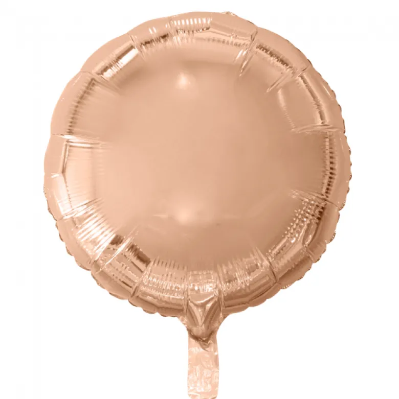 Rosegold Rund Folie Ballon