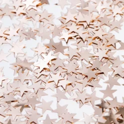 Rosegold Stjerne Konfetti, 14 gr