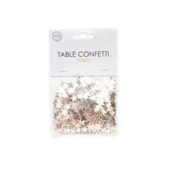 Rosegold Stjerne Konfetti, 14 gr