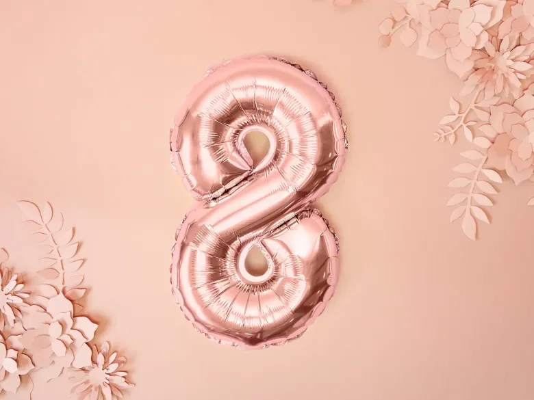 Rosegold Tal Ballon 35 cm - 8