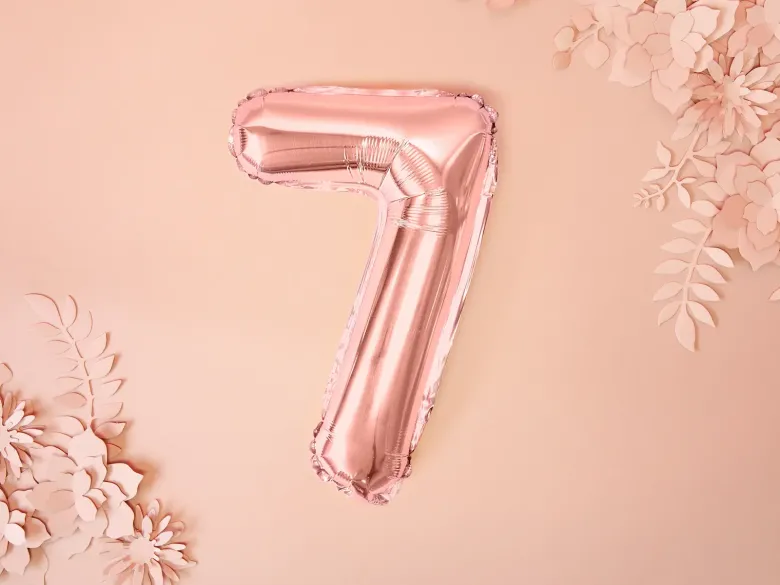 Rosegold Tal Ballon 35 cm - 7
