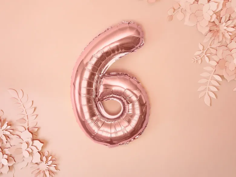Rosegold Tal Ballon 35 cm - 6