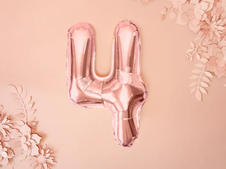 Rosegold Tal Ballon 35 cm - 4