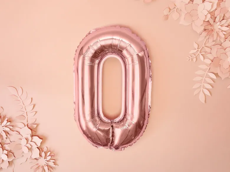 Rosegold Tal Ballon 35 cm - 0
