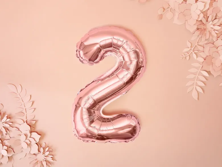 Rosegold Tal Ballon 35 cm - 2