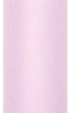 Rulle med baby lyserød tyl 0.30 x 9m