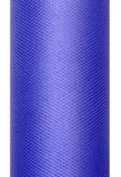 Rulle med blåt tyl 0.30 x 9m