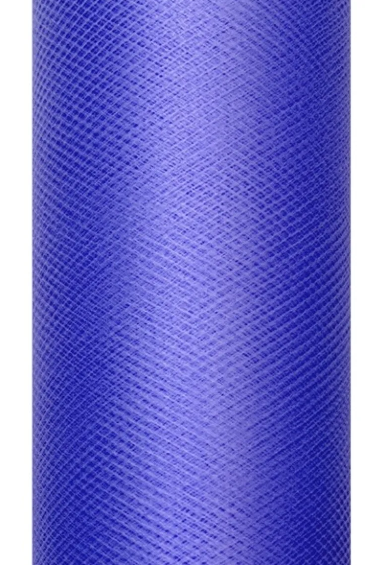 Rulle med blåt tyl 0.30 x 9m