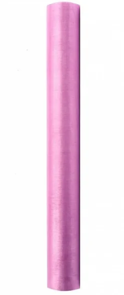 Rulle med bonderosa organza 0.36m x 9m