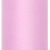 Rulle med bonderosa tyl 0.30 x 9m