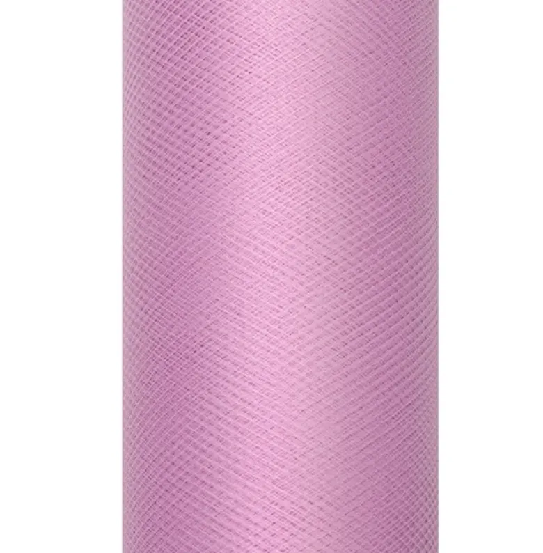 Rulle med gammelrose tyl 30cm x 9m