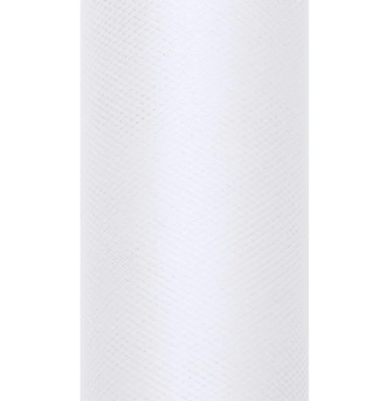 Rulle med hvidt tyl 50cm x 9m