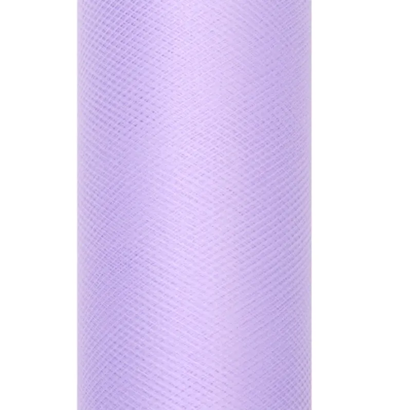 Rulle med lavendel tyl 30cm x 9m