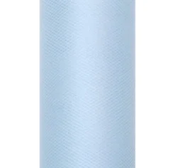 Rulle med lyseblåt tyl 30cm x 9m