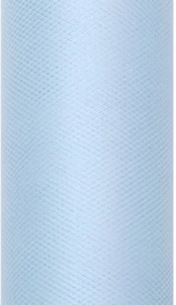 Rulle med lyseblåt tyl 0.50 x 9m