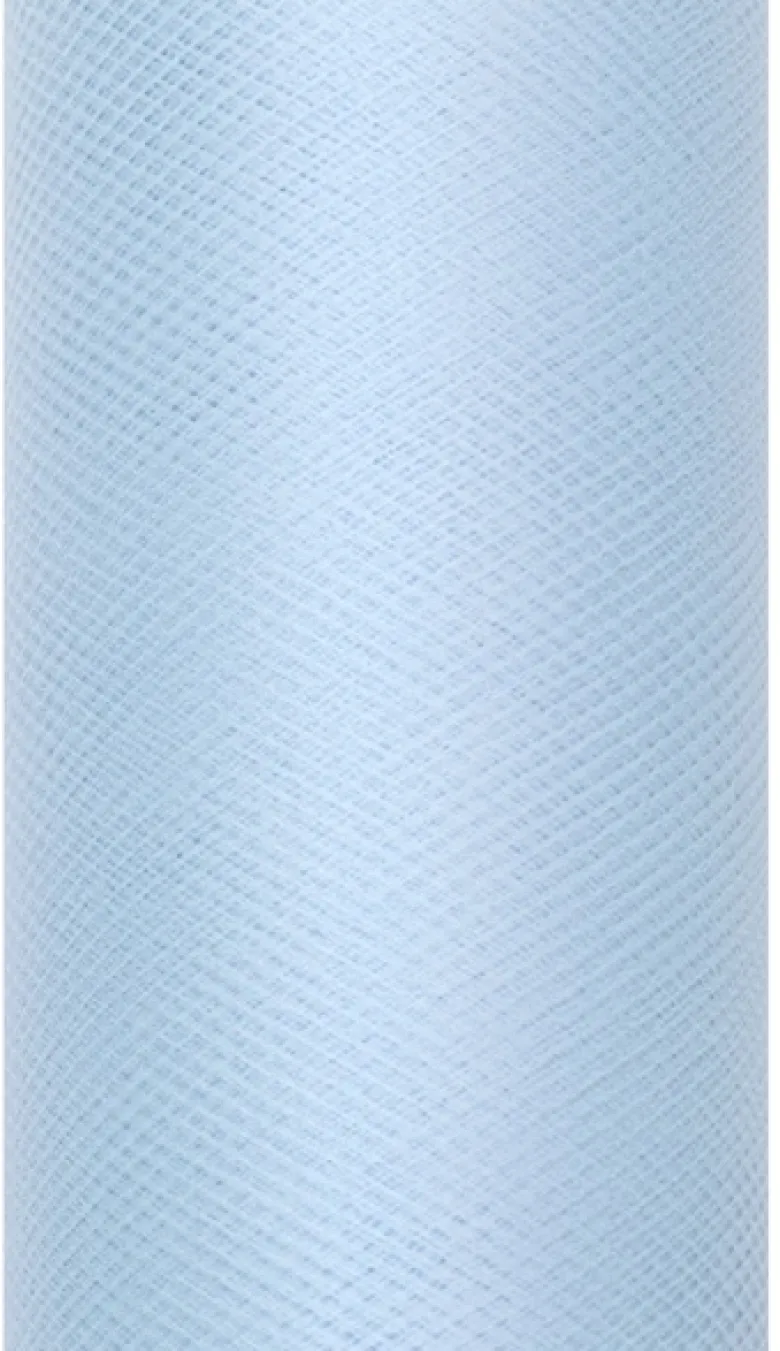 Rulle med lyseblåt tyl 0.50 x 9m