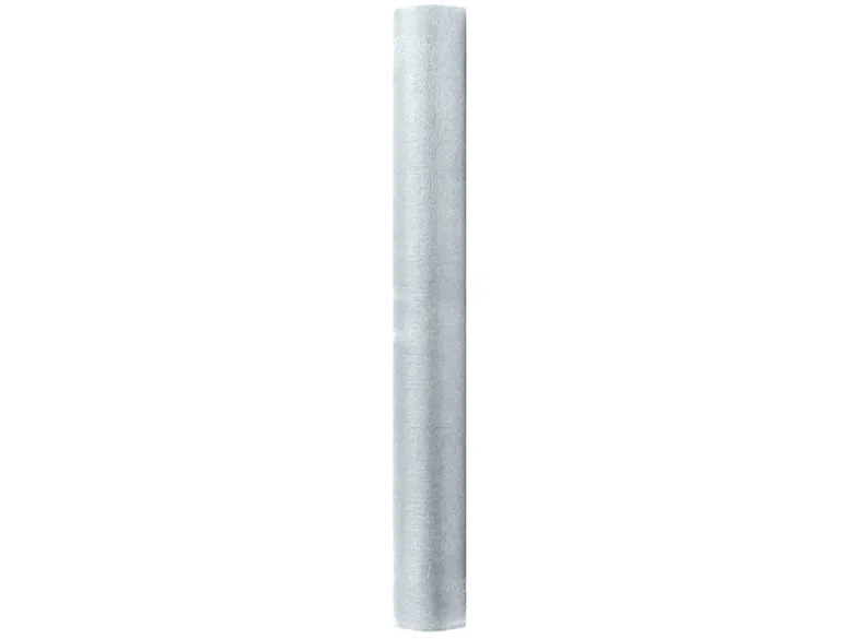 Rulle med Organza glimmer sølv 0.36 x 9m