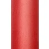 Rulle med rødt tyl 30cm x 9m