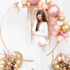 Rund Blank Ballon 60 cm Rosaguld