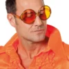 Runde Oversize Party Briller, Orange